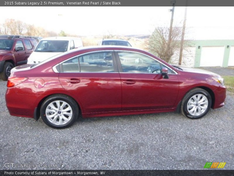 Venetian Red Pearl / Slate Black 2015 Subaru Legacy 2.5i Premium