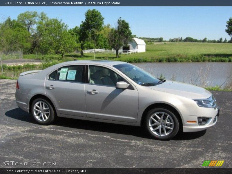 Smokestone Metallic / Medium Light Stone 2010 Ford Fusion SEL V6