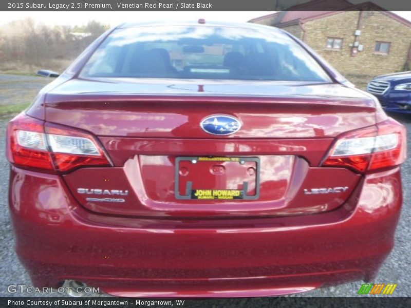 Venetian Red Pearl / Slate Black 2015 Subaru Legacy 2.5i Premium