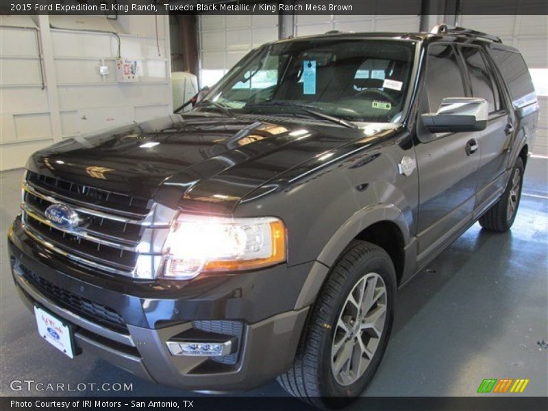 Tuxedo Black Metallic / King Ranch Mesa Brown 2015 Ford Expedition EL King Ranch