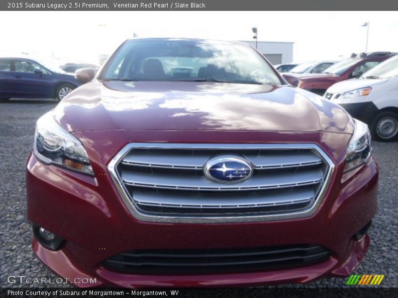 Venetian Red Pearl / Slate Black 2015 Subaru Legacy 2.5i Premium