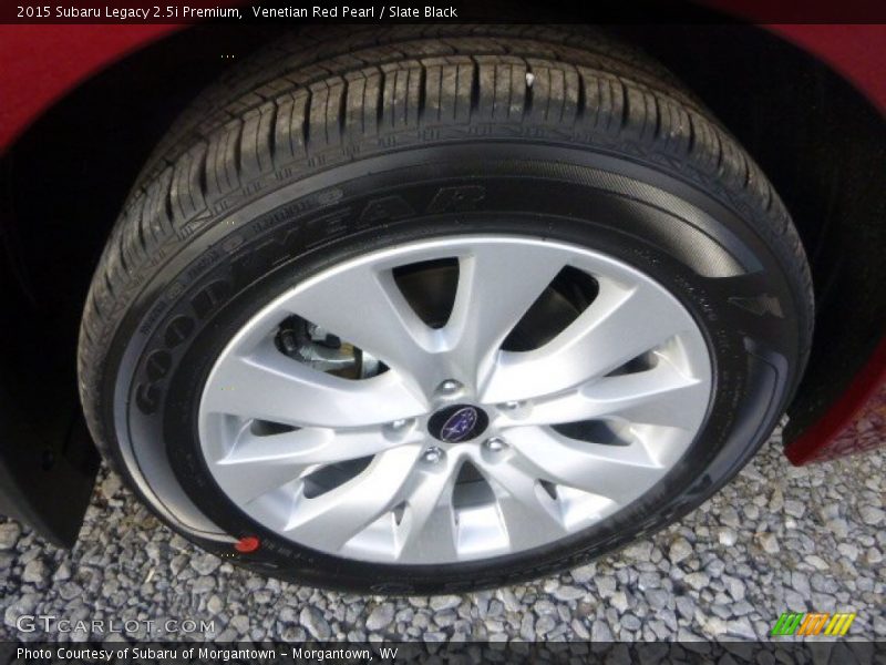 Venetian Red Pearl / Slate Black 2015 Subaru Legacy 2.5i Premium