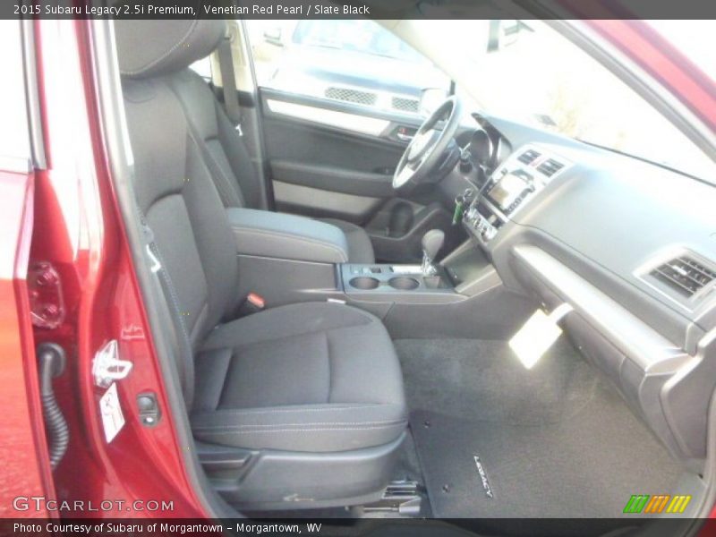 Venetian Red Pearl / Slate Black 2015 Subaru Legacy 2.5i Premium