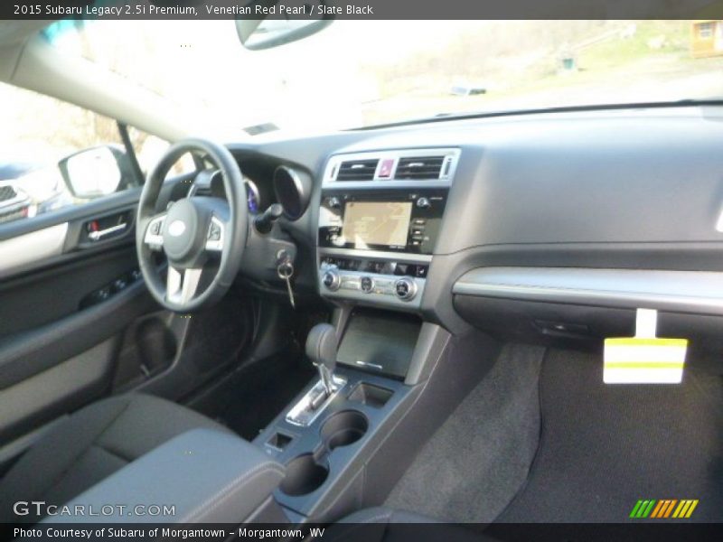 Venetian Red Pearl / Slate Black 2015 Subaru Legacy 2.5i Premium