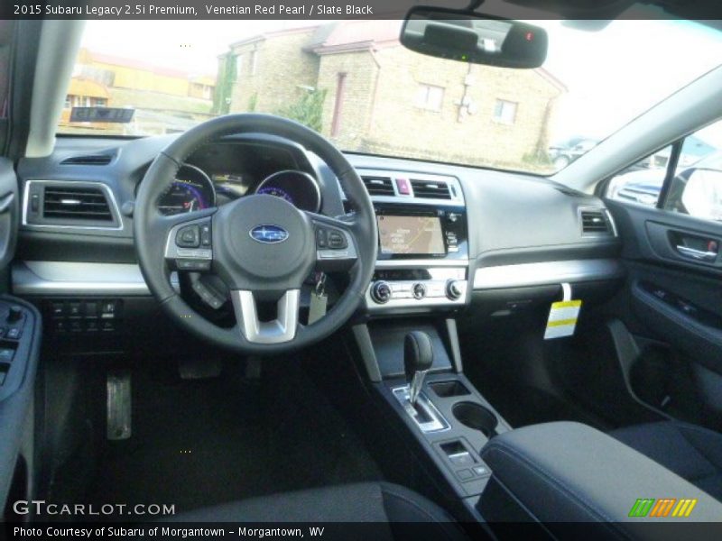 Venetian Red Pearl / Slate Black 2015 Subaru Legacy 2.5i Premium