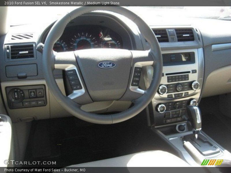 Smokestone Metallic / Medium Light Stone 2010 Ford Fusion SEL V6