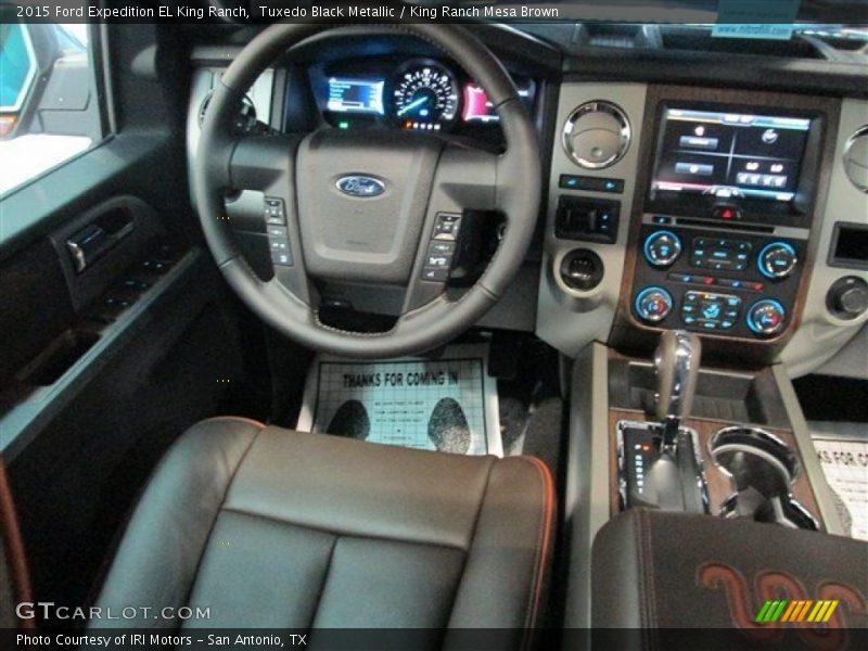Tuxedo Black Metallic / King Ranch Mesa Brown 2015 Ford Expedition EL King Ranch