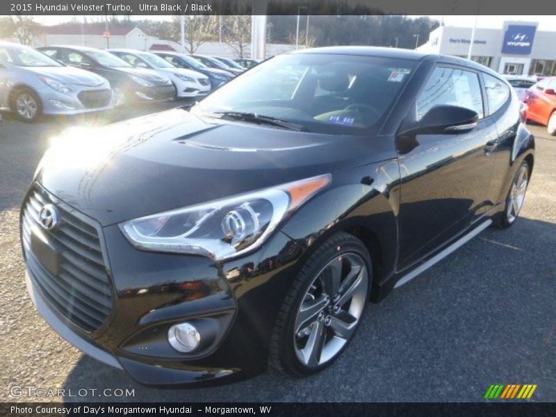 Ultra Black / Black 2015 Hyundai Veloster Turbo