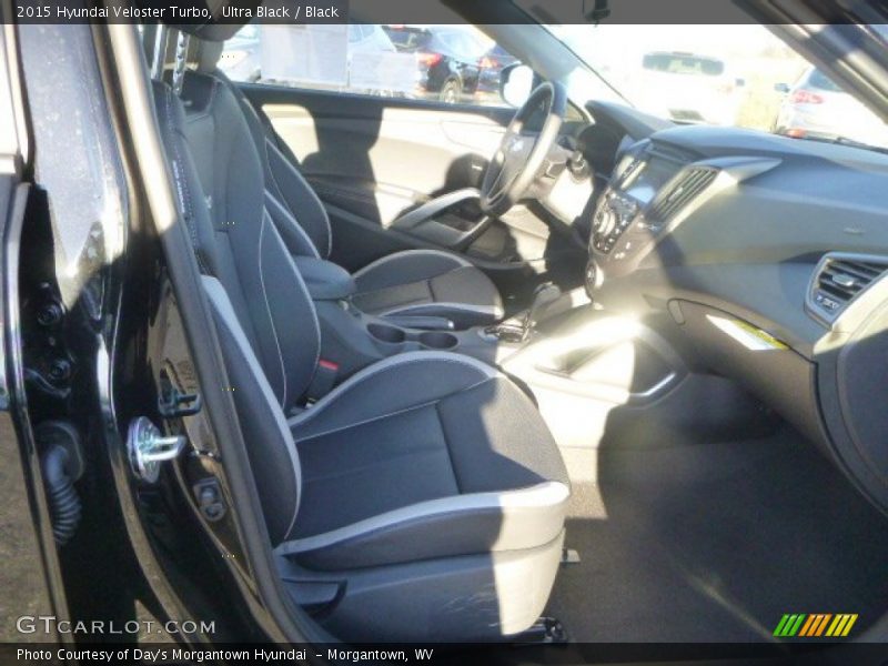Ultra Black / Black 2015 Hyundai Veloster Turbo