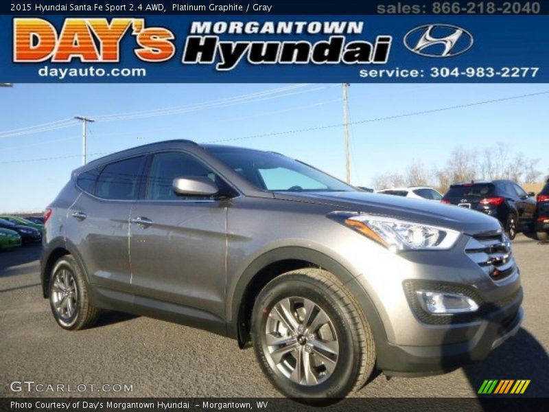 Platinum Graphite / Gray 2015 Hyundai Santa Fe Sport 2.4 AWD