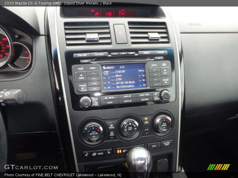 Liquid Silver Metallic / Black 2010 Mazda CX-9 Touring AWD