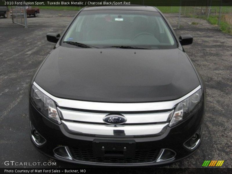 Tuxedo Black Metallic / Charcoal Black/Sport Red 2010 Ford Fusion Sport