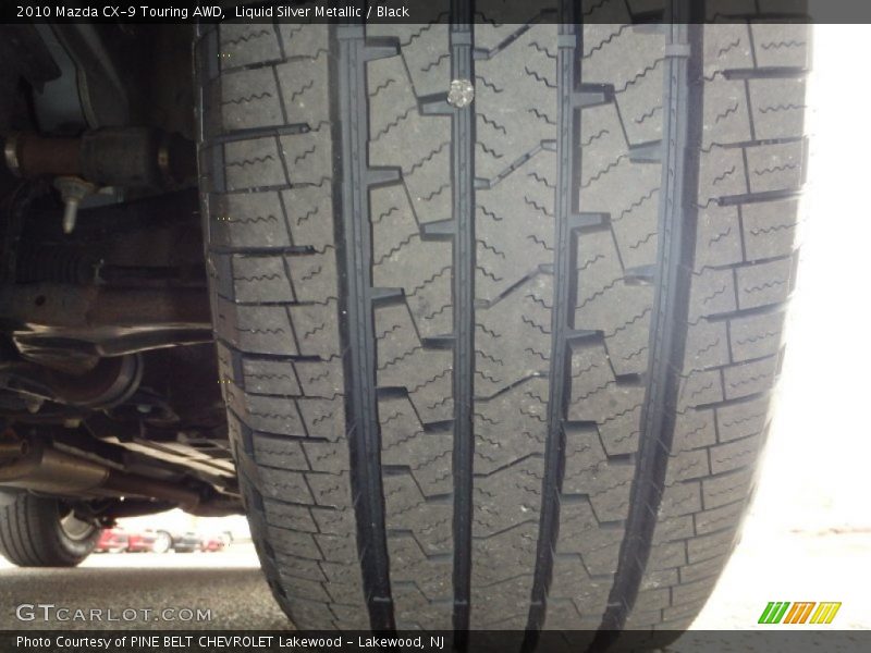 Liquid Silver Metallic / Black 2010 Mazda CX-9 Touring AWD