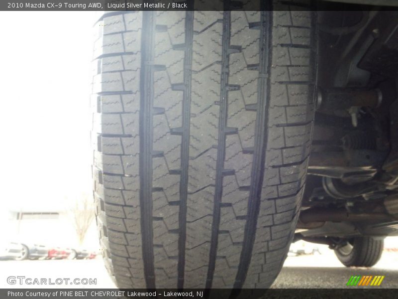 Liquid Silver Metallic / Black 2010 Mazda CX-9 Touring AWD