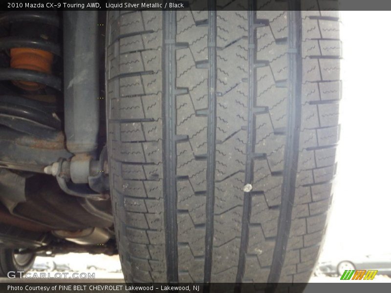 Liquid Silver Metallic / Black 2010 Mazda CX-9 Touring AWD