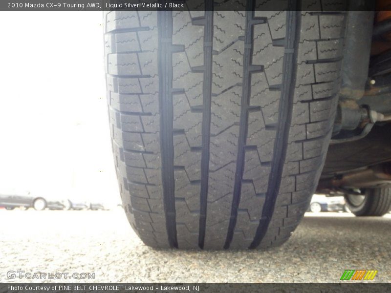 Liquid Silver Metallic / Black 2010 Mazda CX-9 Touring AWD