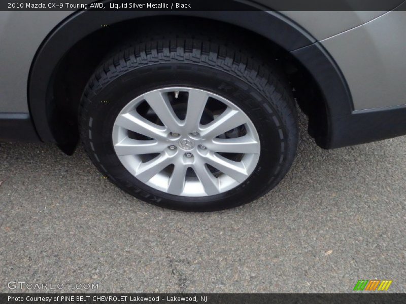 Liquid Silver Metallic / Black 2010 Mazda CX-9 Touring AWD