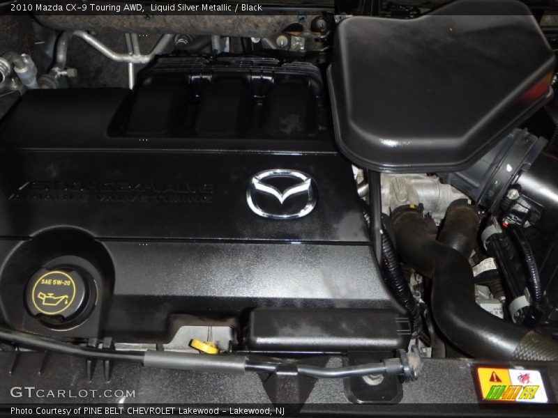 Liquid Silver Metallic / Black 2010 Mazda CX-9 Touring AWD