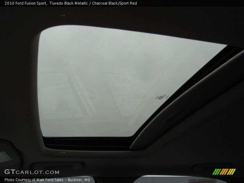 Tuxedo Black Metallic / Charcoal Black/Sport Red 2010 Ford Fusion Sport