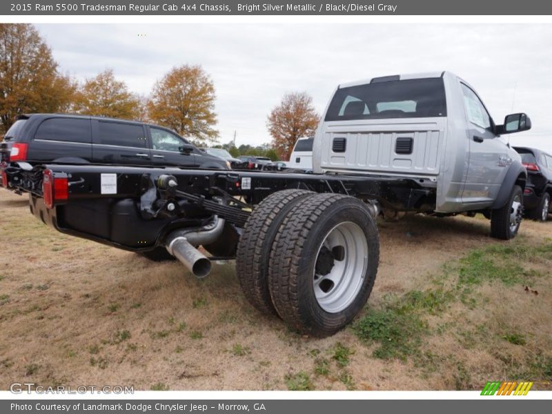 Bright Silver Metallic / Black/Diesel Gray 2015 Ram 5500 Tradesman Regular Cab 4x4 Chassis