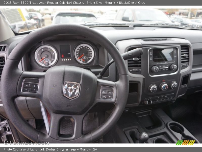 Dashboard of 2015 5500 Tradesman Regular Cab 4x4 Chassis