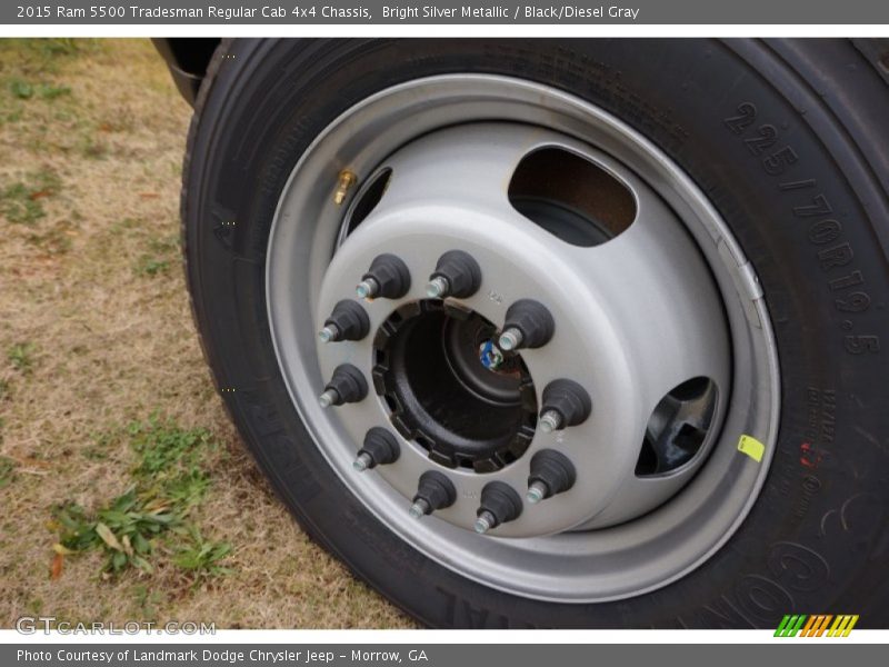 Bright Silver Metallic / Black/Diesel Gray 2015 Ram 5500 Tradesman Regular Cab 4x4 Chassis