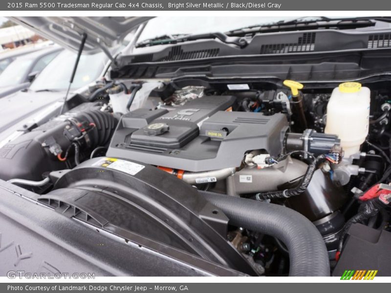 Bright Silver Metallic / Black/Diesel Gray 2015 Ram 5500 Tradesman Regular Cab 4x4 Chassis