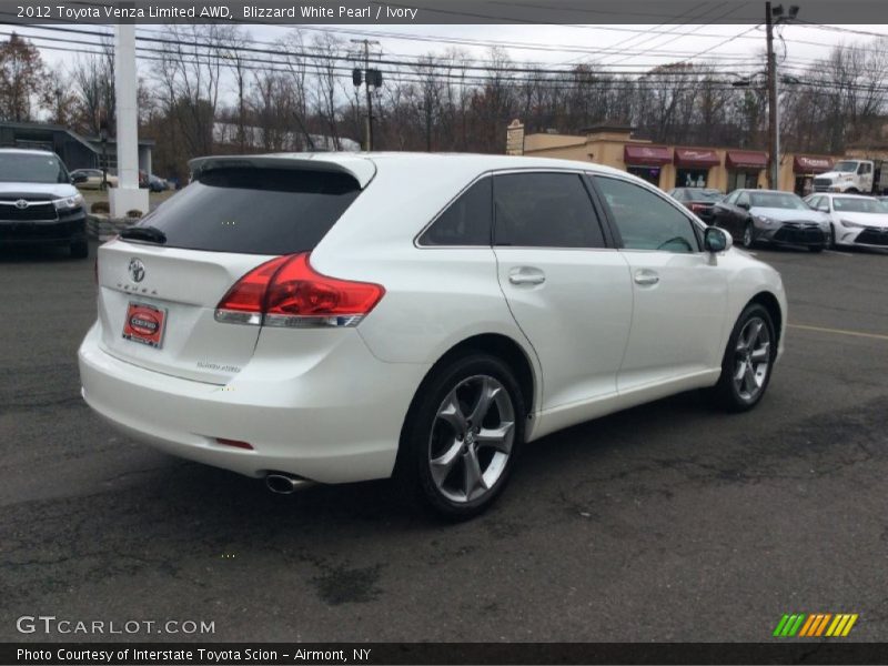 Blizzard White Pearl / Ivory 2012 Toyota Venza Limited AWD