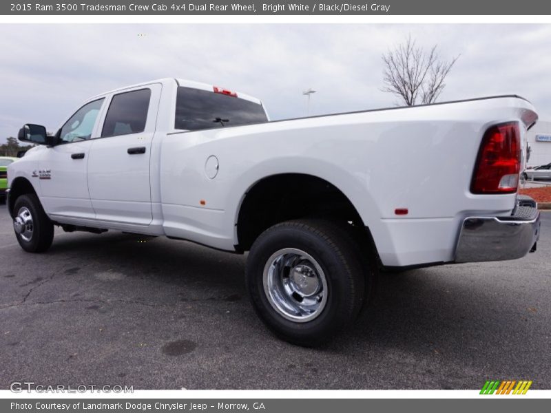  2015 3500 Tradesman Crew Cab 4x4 Dual Rear Wheel Bright White