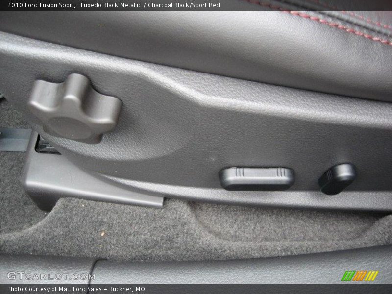 Tuxedo Black Metallic / Charcoal Black/Sport Red 2010 Ford Fusion Sport