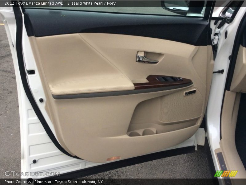 Blizzard White Pearl / Ivory 2012 Toyota Venza Limited AWD