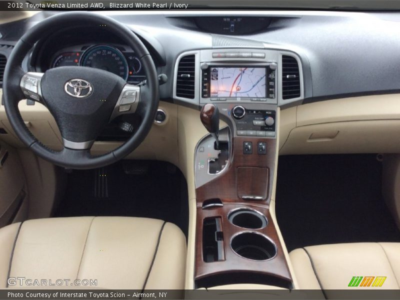 Blizzard White Pearl / Ivory 2012 Toyota Venza Limited AWD