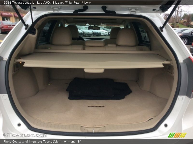 Blizzard White Pearl / Ivory 2012 Toyota Venza Limited AWD