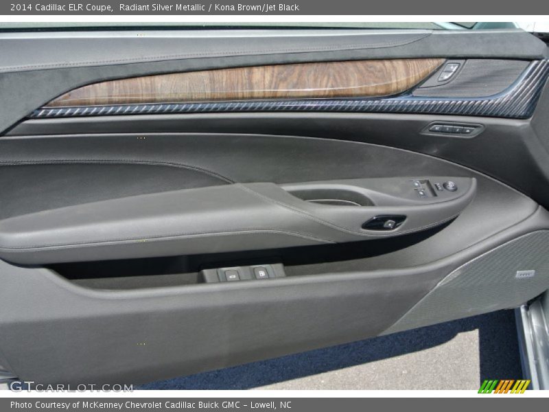 Radiant Silver Metallic / Kona Brown/Jet Black 2014 Cadillac ELR Coupe