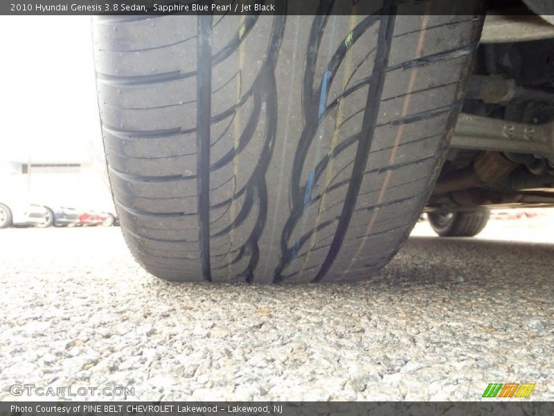 Sapphire Blue Pearl / Jet Black 2010 Hyundai Genesis 3.8 Sedan