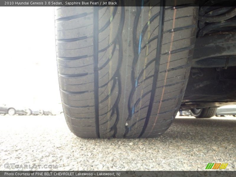 Sapphire Blue Pearl / Jet Black 2010 Hyundai Genesis 3.8 Sedan