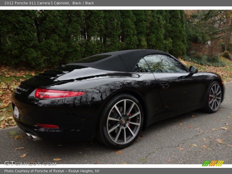 Black / Black 2012 Porsche 911 Carrera S Cabriolet