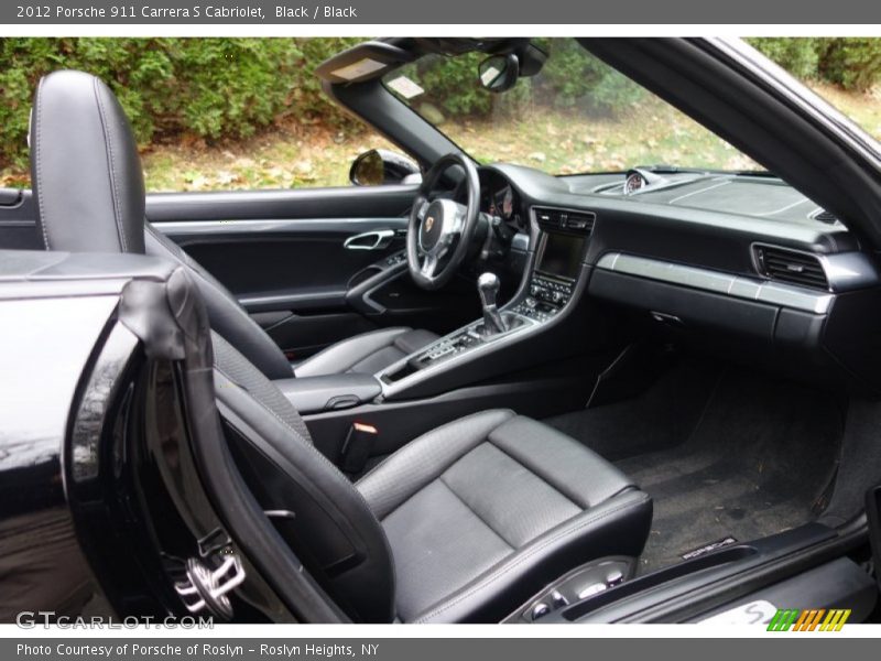 Black / Black 2012 Porsche 911 Carrera S Cabriolet