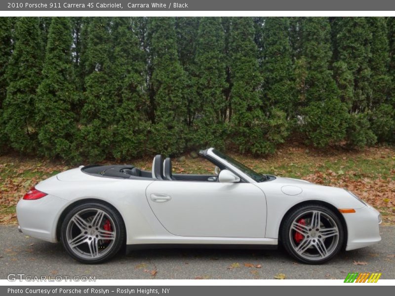 Carrara White / Black 2010 Porsche 911 Carrera 4S Cabriolet