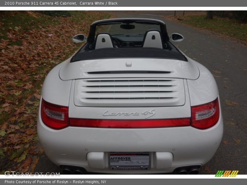 Carrara White / Black 2010 Porsche 911 Carrera 4S Cabriolet