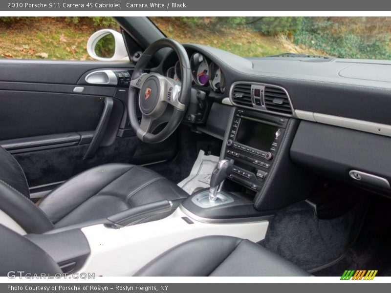 Carrara White / Black 2010 Porsche 911 Carrera 4S Cabriolet
