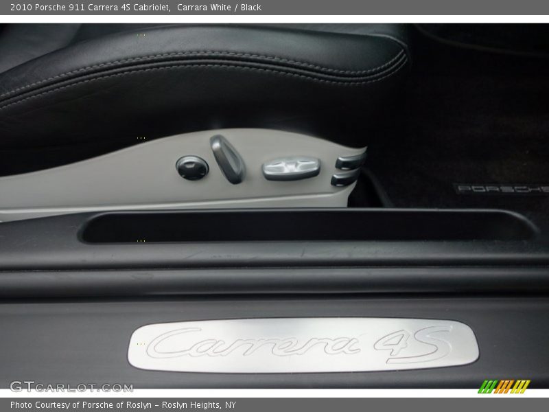 Carrara White / Black 2010 Porsche 911 Carrera 4S Cabriolet