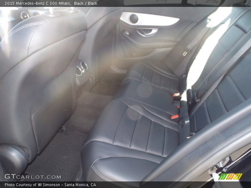 Black / Black 2015 Mercedes-Benz C 300 4Matic