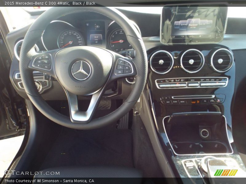 Black / Black 2015 Mercedes-Benz C 300 4Matic