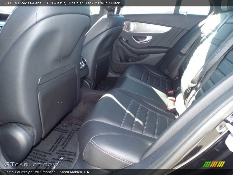 Obsidian Black Metallic / Black 2015 Mercedes-Benz C 300 4Matic