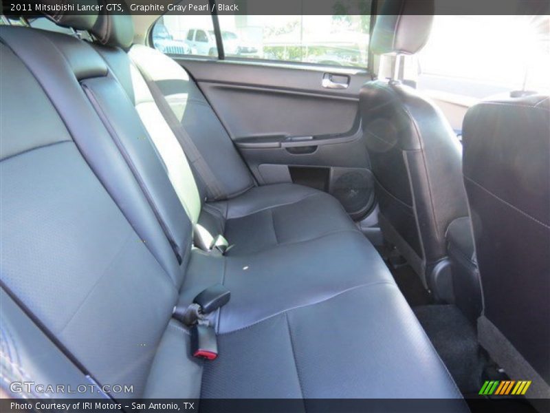 Graphite Gray Pearl / Black 2011 Mitsubishi Lancer GTS