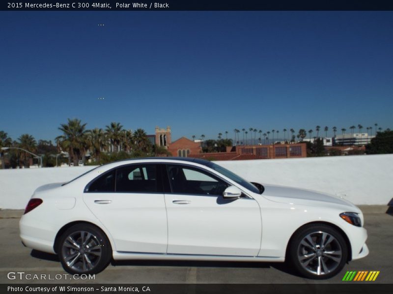 Polar White / Black 2015 Mercedes-Benz C 300 4Matic