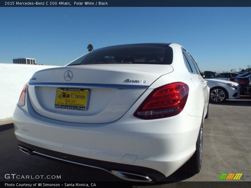 Polar White / Black 2015 Mercedes-Benz C 300 4Matic