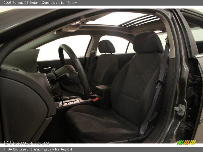 Granite Metallic / Ebony 2005 Pontiac G6 Sedan