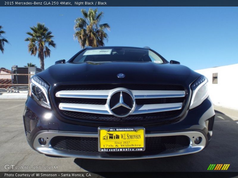 Night Black / Black 2015 Mercedes-Benz GLA 250 4Matic